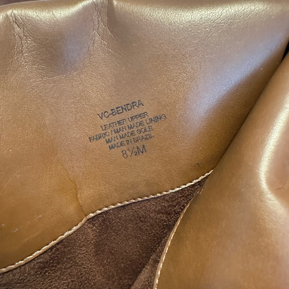 Brown Leather Knee-High Boots - Picture 3 of 3